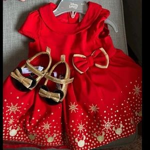 Baby Minnie Mouse Christmas Dress